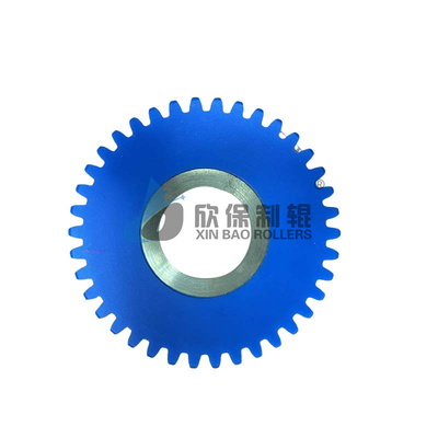 Precision Size Printing Rubber Roller Special Shaft Core slijtvast Accessoire Plastic Steel Gear