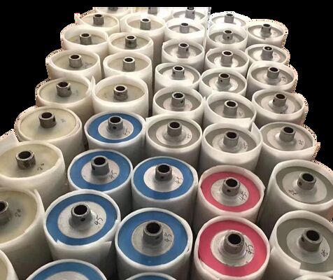 rubbercoated roller, rubbercoated conveyor roller, rubberrol